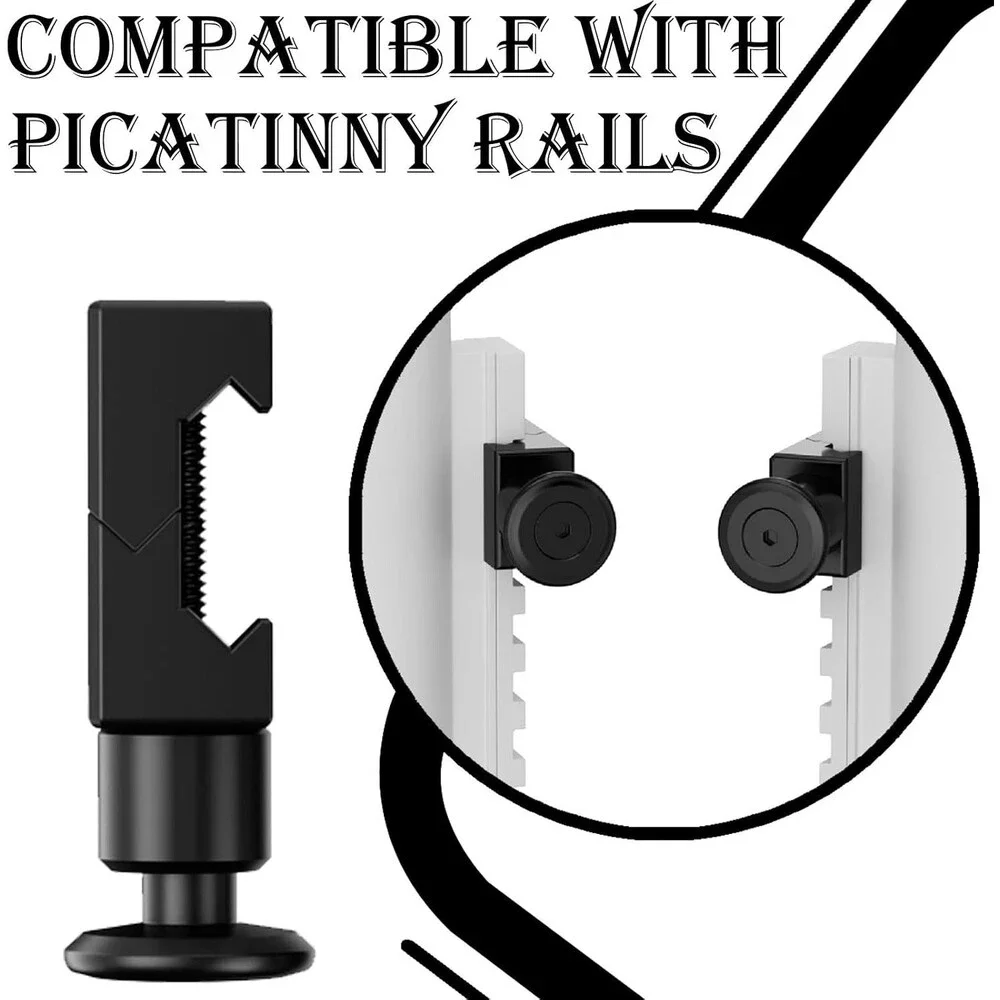 Tactical PA66 Holster Ambidextrous Fits Rail & MOLLE Webbing For Rifle